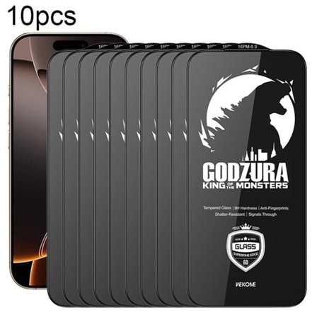 Karkaistu suojakalvo HD 6D iPhone 16 Pro Max 10-pack 10-pack