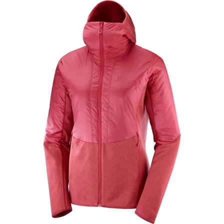 Salomon Women's Outline Warm Jacket Women middle-layer synthetic jackets Pink L
