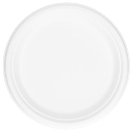 Bagasse Tallrikar Vit 24 cm 50-pack