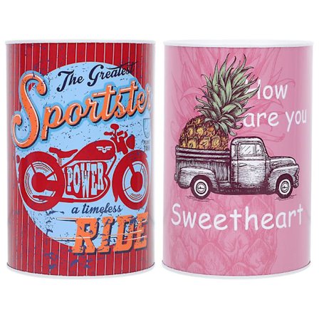 2 stk. Børne Sparegris