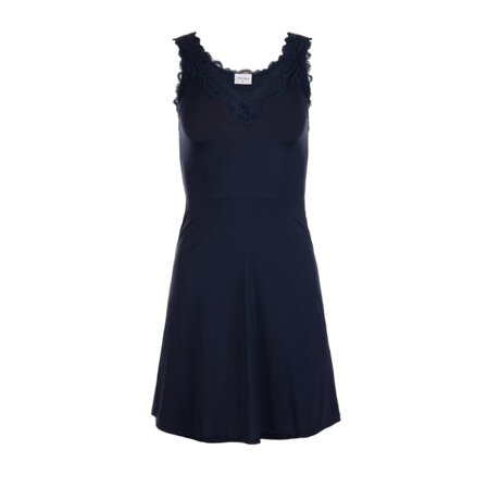 Milook Anna Slipdress Sovkläder Dam Blå S
