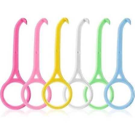 Verktyg för att ta bort aligners, lätt att bära, skonsam mot aligners, 10 st flerfärgade, ABS-plast för säkerhet och tillförlitlighet