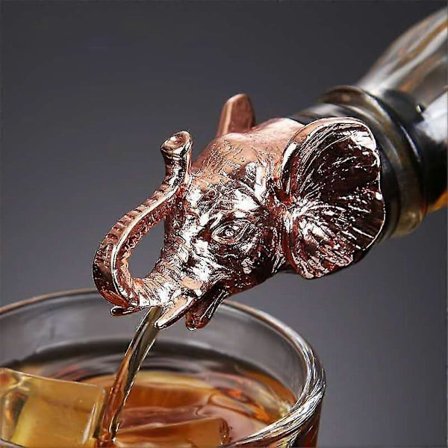 Zinklegering Hjort Elg Vin Hælder Prop til Bar, Restaurant, Olie & Eddike Brug