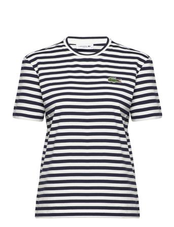 Tee-Shirt&Turtle Ne T-shirt Top Multi/mønstret Lacoste
