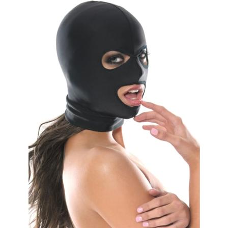 Pipedream Fetish Fantasy: Spandex 3-reikäinen huppu Svart