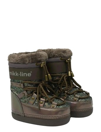 mikk-line Snow Boot Glitter - Green - 38/40