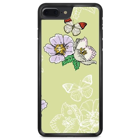 Bjornberry Skal iPhone 8 Plus - Fjärilsblomma