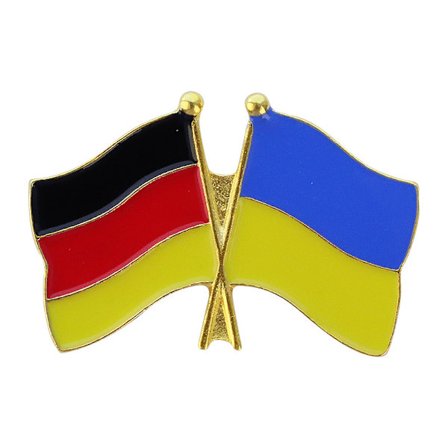 3 stk. Ukraine Country Flag Lapel Pin Lapel Pin Brooch Badge Til Unisex Kvinder Mænd (Tyskland - Ukraine)