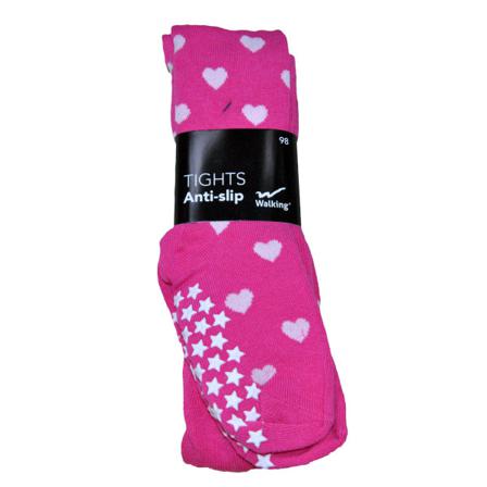Strumpbyxa Antihalk Rosa Med Hjärtan Pink 74