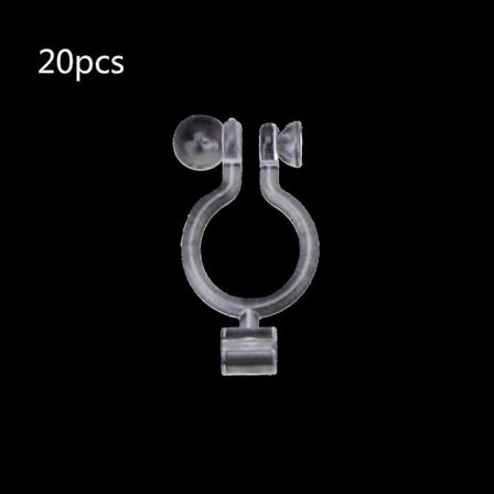 20 stk. usynlige clip-on øreringe konvertere til ikke-piercede ører smykkefund