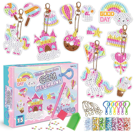 eläinaiheiset 5D-timanttimaalausavaimenperät lapsille