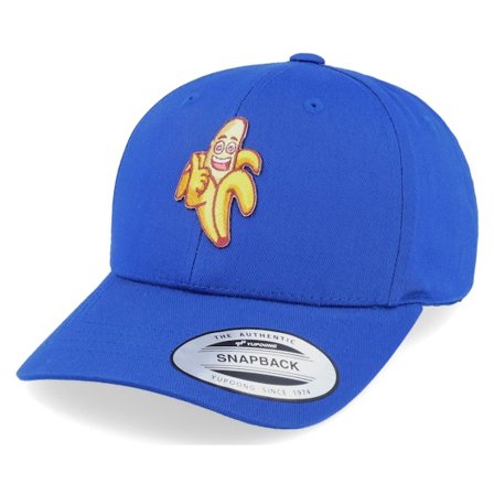 Kinder Kiddo Cap - Blau adjustable Cap - Happy Banana Blue Adjustable @ Hatstore