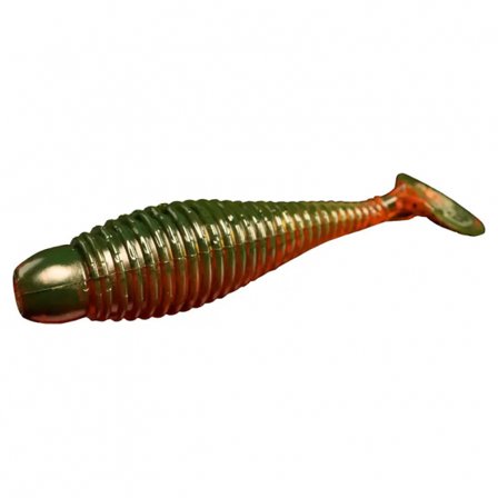 Lunker City Grubster 7cm Motor oil pepper 214 10-pack