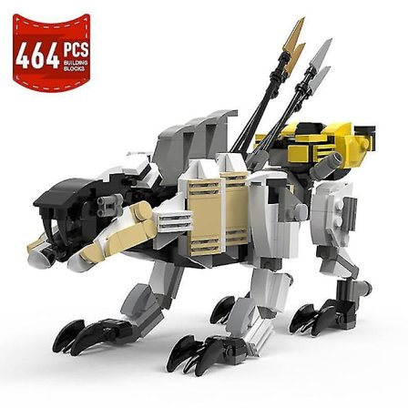 Game Horizons Serrated Thunder Mechanical Beast Building Blocks Classic Game Cool Action Figures Bricks Model Children Toys