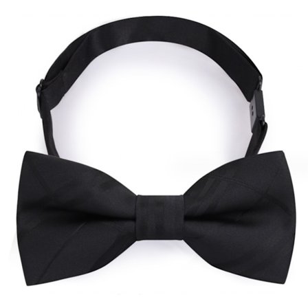 Herr Solid Färg Justerbar Förknuten Fluga Svart