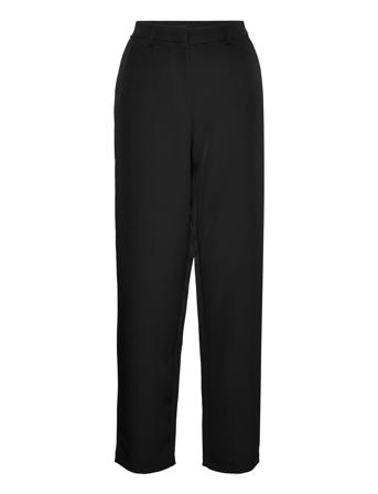 Vikamma Hw Pant - Bottoms Trousers Straight Leg Black Vila