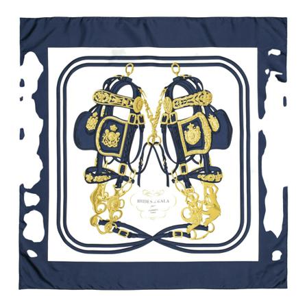 Hermès Vintage, Pre-owned Scarf Blauw, Dames, Maat:ONE Size