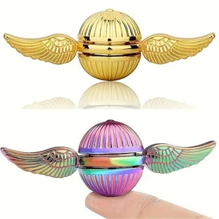 Harry Potter Fidget Spinner Magic Orb Angst Sensorisk Leke Finger Spinning Stress Relief Gaver Til Barn & Voksne Metall Rastløs Skrivebord Dekorasjon 