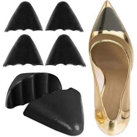 Sko Fyld Indlæg Til Løse Sko, Tåfyld Indlæg Får Sko Til At Passe, Halv-størrelse Indlægssåler Sko Størrelse Reducer Sko Indlæg Til Kvinder - 2 Par