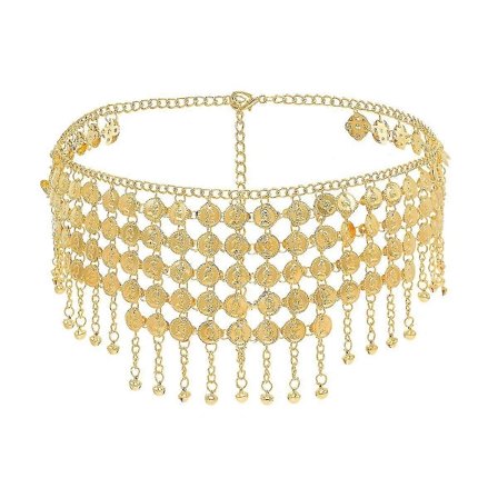 NA/Tofs Kroppskjede Med Klokkeanheng Lag På Lag Midjekjede