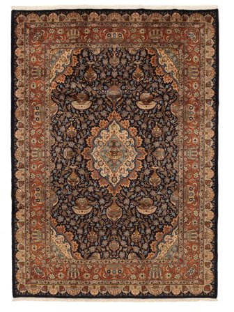 Oriental Kashmar Rug 250X344 Brown/Black Large Wool, Persia