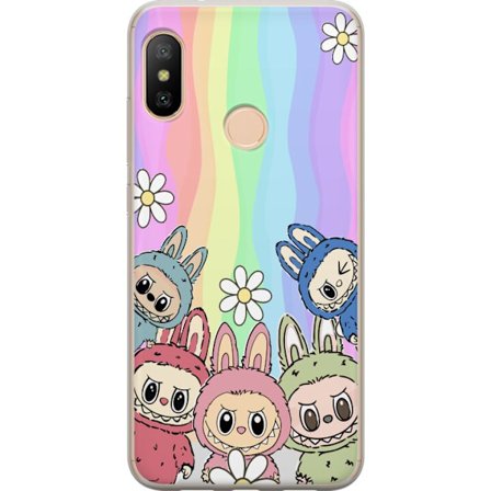 Kompatibelt Mobildeksel til Xiaomi Xiaomi Redmi 6 Pro Regnbage