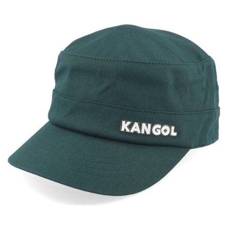 Kangol - Grön army Keps - Cotton Twill Pine Army @ Hatstore