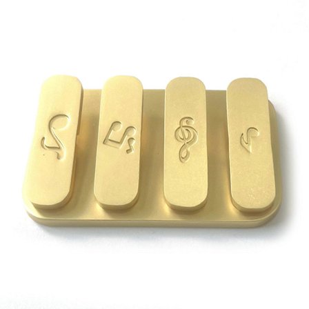 Fidget Slider Haptisk Klik Metal Fidget Legetøj Voksne EDC Skrivebordslegetøj til Stresslindring Anti Angst