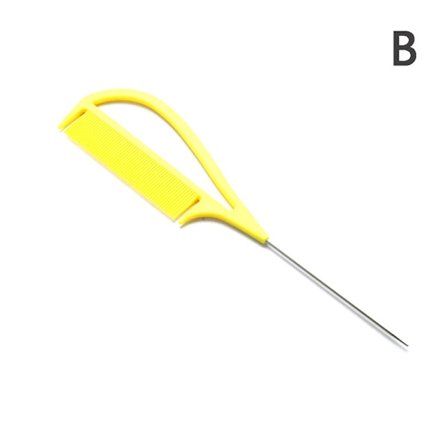 Lämmönkestävä Pin-Otsakampa Teräväkärkinen Pehmeä Kampa Hienohampainen Muotoilukampa Osioiden Erotteluun Salonkivärjäykseen