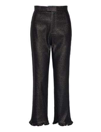 Pammi By Nbs Byxa Med Raka Ben Svart Custommade
