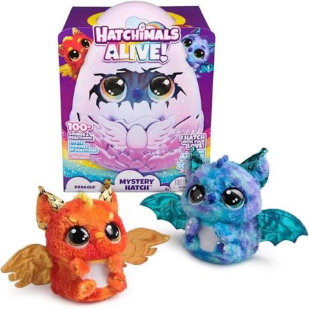 SPIN MASTER DRAGLE HATCHIMALS ALIVE HEMLIG LUCKA