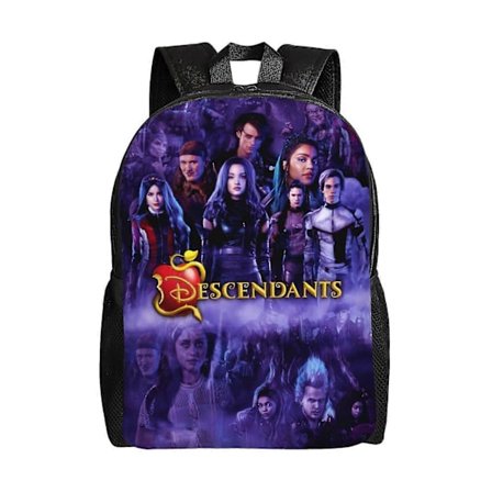 Descendants Ryggsekk Søt Anime Stor Kapasitet Multifunksjonell Ryggsekk Lett Sportsreiser Laptop Bag-SYS579