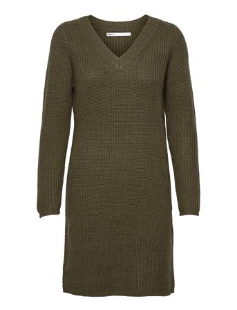 Onlmelton Life L/S Dress Knt Green ONLY