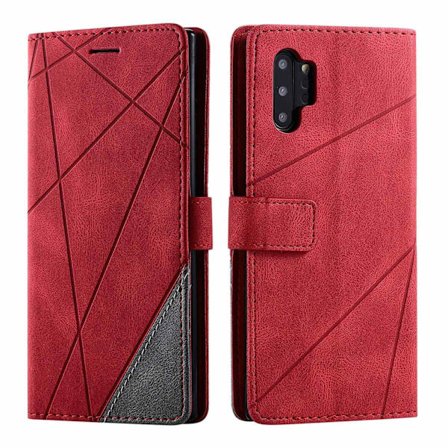 Kotelo Samsung S21 plus/S30 plus punainen Luova monitoiminen läppäkorttipaikkojen nahka