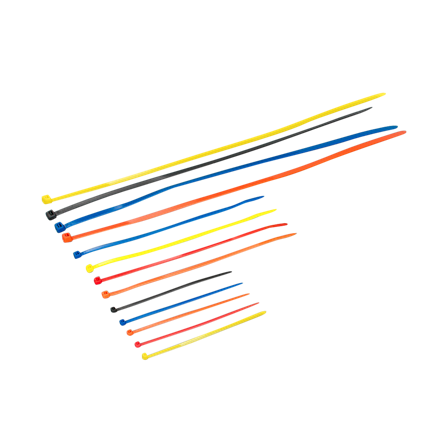 Buntband Nylon Proworks 150-500mm 100-Pack Blå