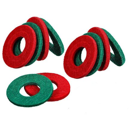 Batteripolbeskyttere Autopakning Positive Negative Terminaler Beskyttere Uthult for Kjøretøy 10stk Rød Grønn