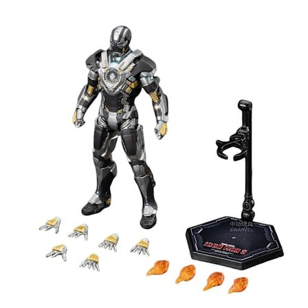ZD toys Iron Man Action Figur Iron Patriot MK1-7 MK17 MK33 MK85 MK30 War Machine Legends Avengers Tony Stark Samle legetøj Gave-Perfekt