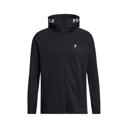 Peak Performance Men's Rider Zip Hood (2021) Men Mid layer tops Black XXL
