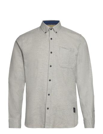Brushed Twill Shirt L/S Grey Shine Original