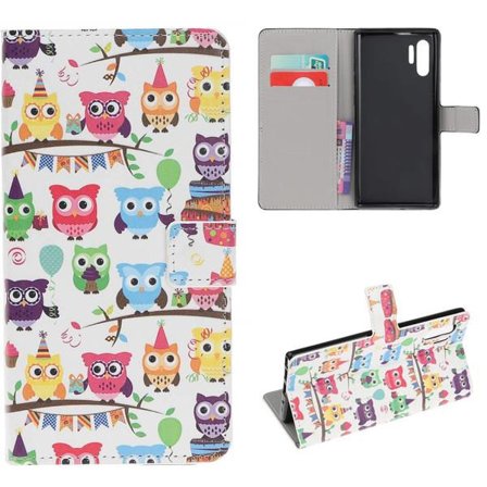 Plånboksfodral Samsung Galaxy Note 10 Plus - Ugglor På Kalas