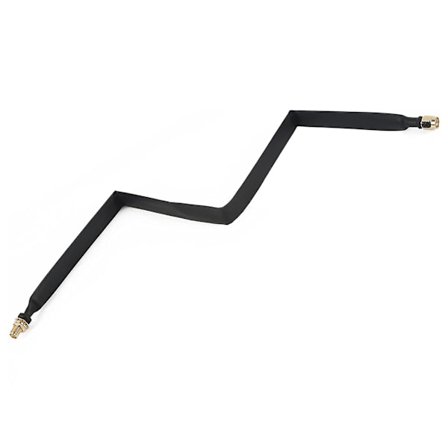 2 stk Lora Flade Kabel Sma Han til Sma Hun Vindue og Dør Gennemføring Koaksialt Kabel Forlænger Adapter