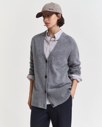 GANT Damen Strickjacke aus Wolle mit Kaschmiranteil (XS)