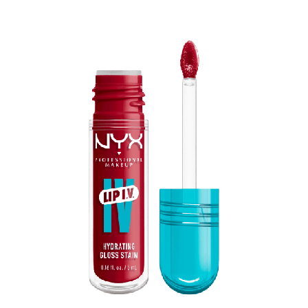 NYX Professional Makeup Lip I.V. Läppglans Unisex Röd 5 ML