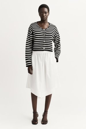 Soft Goat - Short Cardigan - Cashmere cardigan - XL - Striped