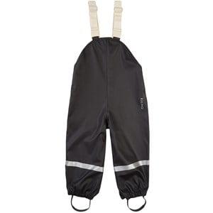 Kuling Always Black London Recycled Rain Pants 86/92 cm - Bottoms - 86/92 cm - Black