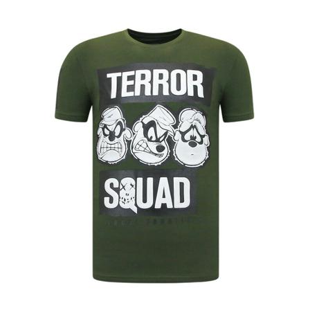 Local Fanatic T-Shirt Med Tryck Beagle Boys Squad grön, Herr, Herr, Storlek: 2XL