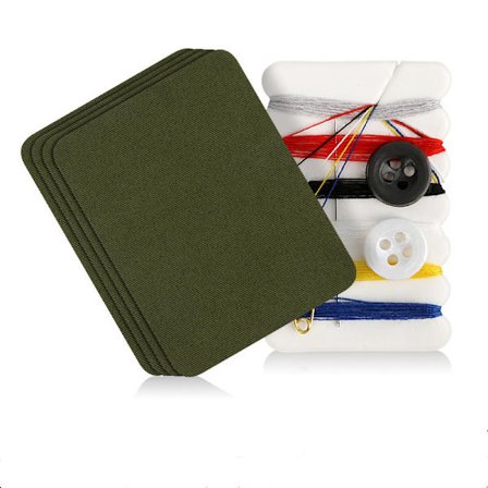 Strygbare reparationslapper 4-pak Green