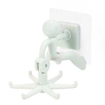 Selvklebende kroker Redskapsholder Kroker HVIT