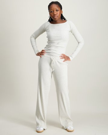 Sofie Schnoor AbigaleSY Jersey Trousers Gris Pantalons Fille - Kids Brand Store