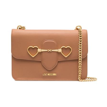 Love Moschino, Small Crossbody BAG Bruin, Dames, Maat:ONE Size